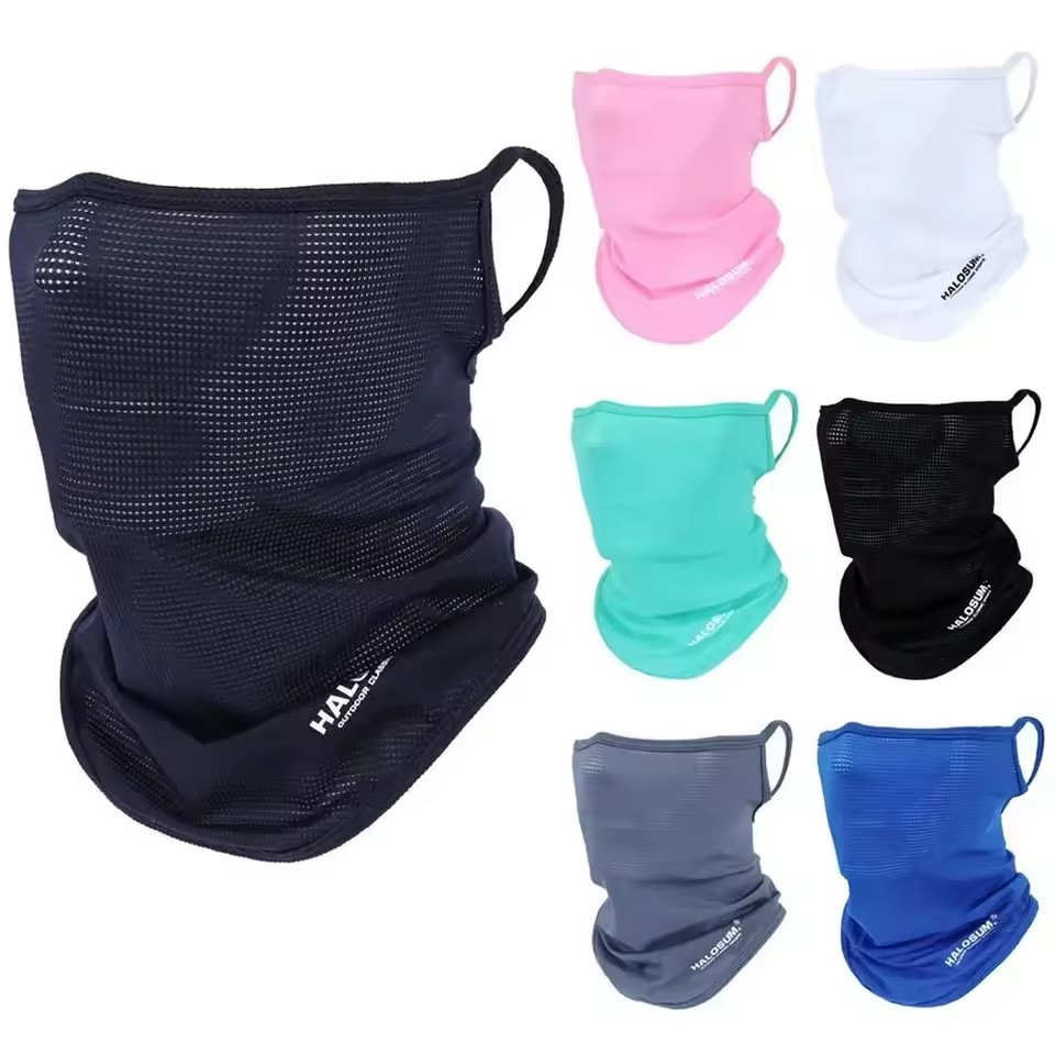 Sports Mask Breathable - Ice Silk Volgelaatsmasker Balaclava Zomerzonbescherming Ademend