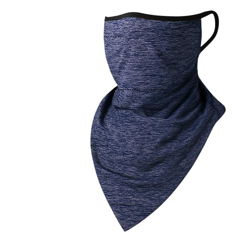 Sports Mask Breathable - Ice Silk Volgelaatsmasker*Heren oorhangende bandana UV-zonnebrandcrème