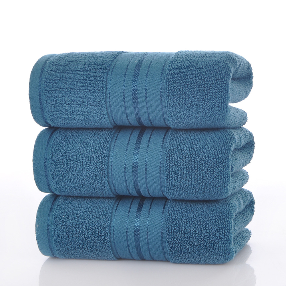 Cloth Face Mask Washable - Blauwe katoenen badhanddoekenset - 1/2/3 stuks