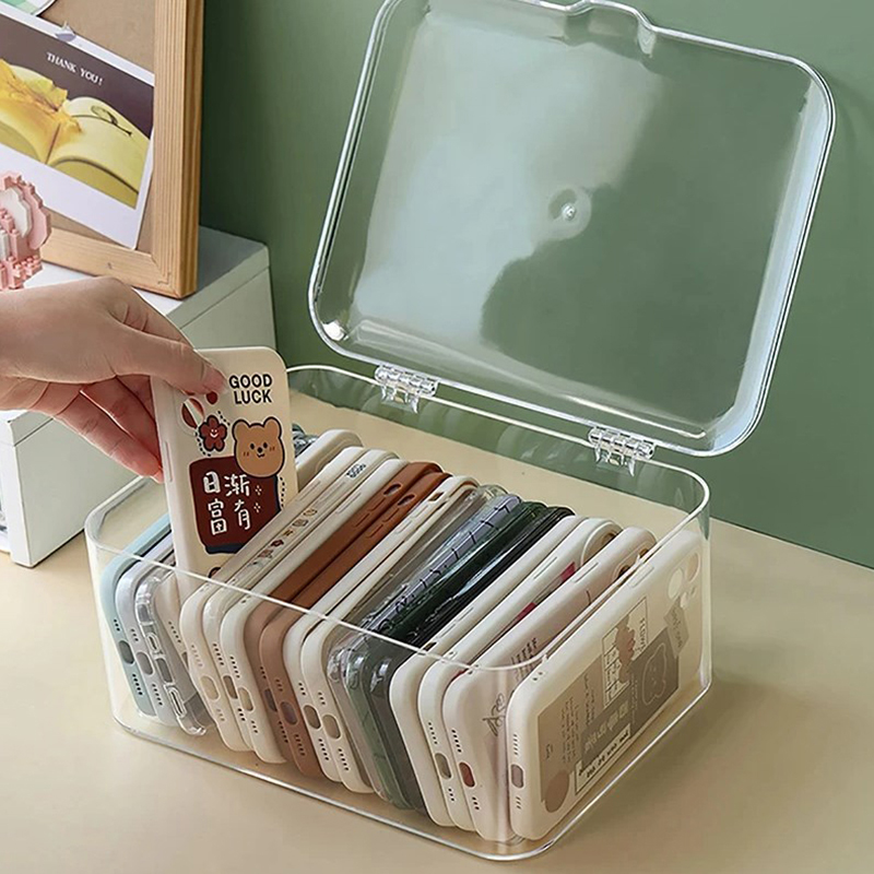 Acryl Diversen Opbergmand Stof - Face Mask Storage Box recensie en prijs