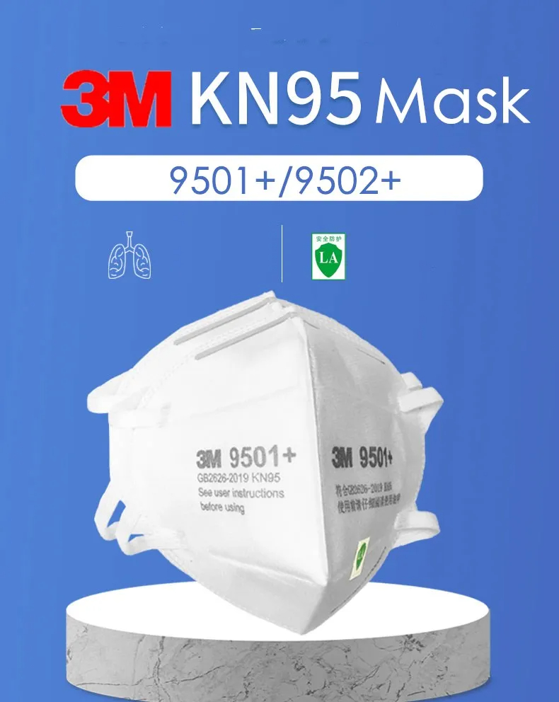 50 Stks/zak 3M Kn95 Gezichtsma - 3M Mask 9502+ recensie en prijs