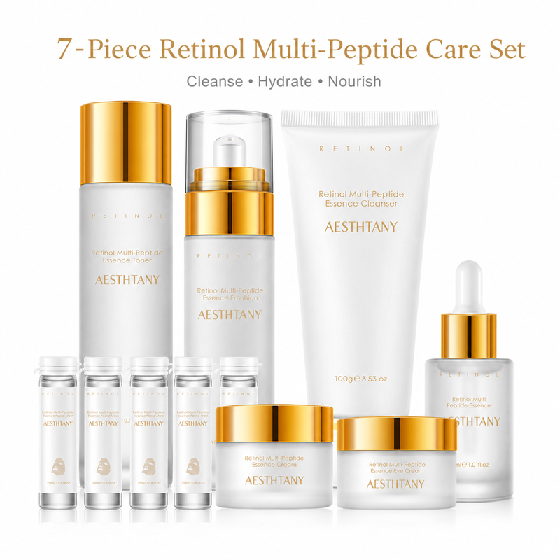 7-delige Retinol Multi-Peptide - Face Mask Storage Box recensie en prijs