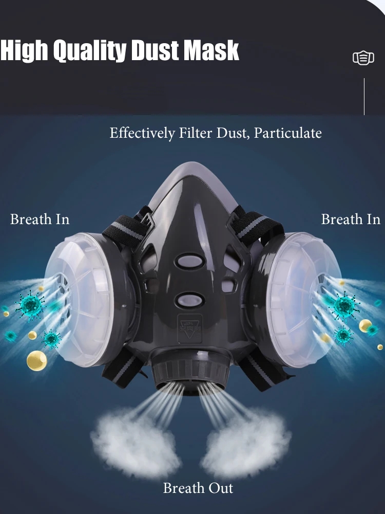 Half gezicht stofmasker veilig - Kn95 Respirator Mask recensie en prijs