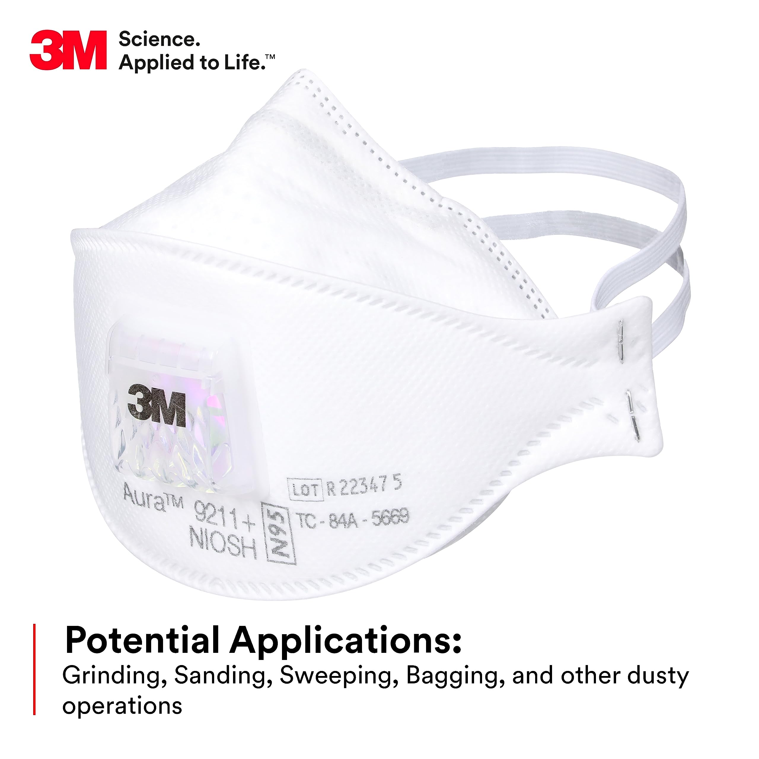 3M Aura 9211+ Deeltjesmasker N - Kn95 Respirator Mask recensie en prijs